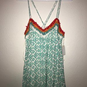 Summertime cross back dress